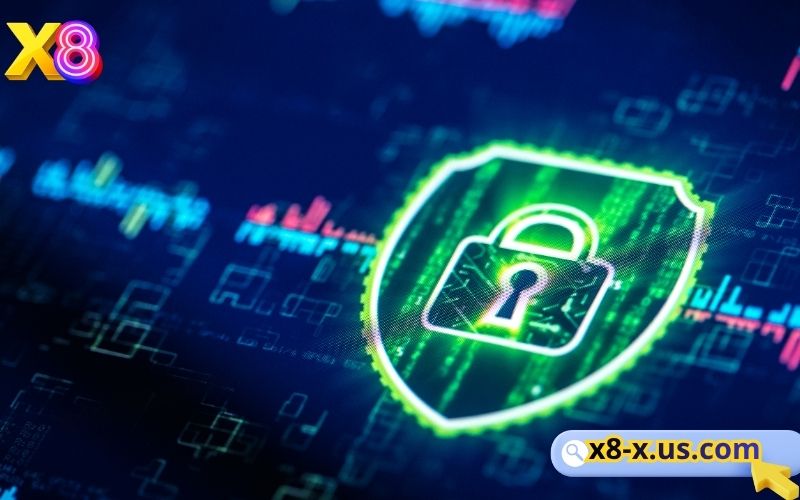 Chính sách bảo mật X8 xác thực đa lớp, ngăn chặn gian lận 100% 3 khóa bảo vệ các thông tin người chơi đăng ký