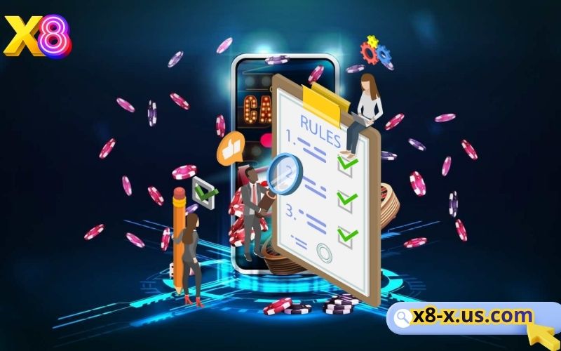 Điều khoản X8 hệ thống quy định rõ ràng điều kiện tham gia 1 Chính sách và quy định chung của cổng game