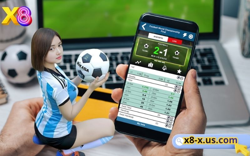 Thể thao X8 sảnh cược bóng đá, tennis, eSports kèo siêu hot 3 Bảng tỷ lệ kèo cổng game X8 rõ ràng và dễ theo dõi