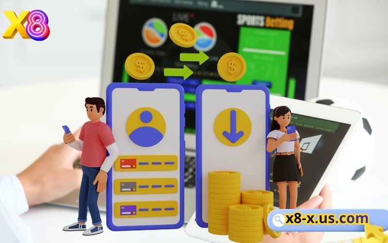 Rút tiền X8 dễ dàng giao dịch nhanh, không mất phí 2 Hệ thống rút tiền X8 tốc độ cao cho mọi thành viên
