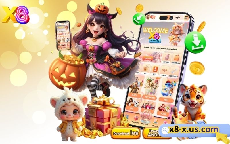 Tải app X8 miễn phí dung lượng nhẹ, vào game cực nhanh 1 Ứng dụng X8 với đầy đủ tiện ích chơi game và cá cược
