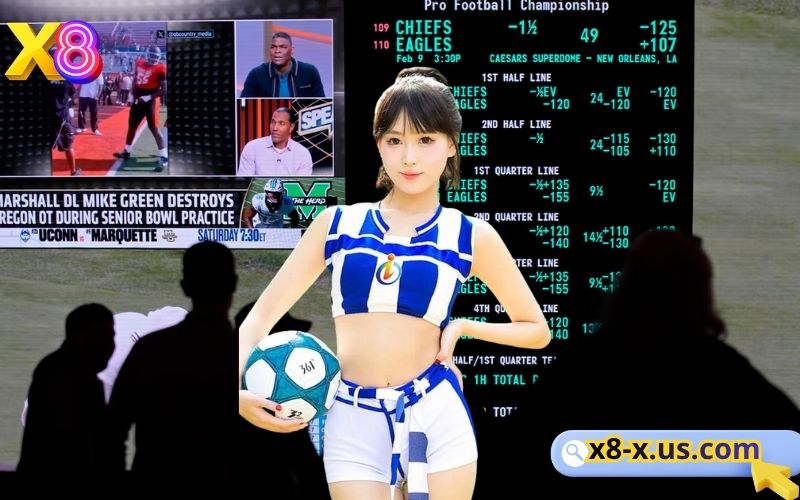 Thể thao X8 sảnh cược bóng đá, tennis, eSports kèo siêu hot 2 soi kèo tại cổng game thể thao hấp dẫn